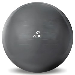 BOLA DE PILATES - 75 CM CINZA ANTI-ESTOURO - ACTE