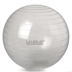 BOLA DE PILATES - 65 CM TRANSPARENTE - LIVEUP BOLA DE PILATES - 65 CM TRANSPARENTE - LIVEUP