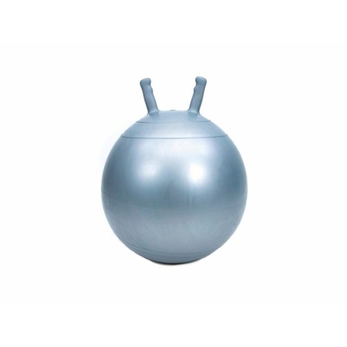 BOLA PULA PULA PARA PILATES - 55 CM PRATA
